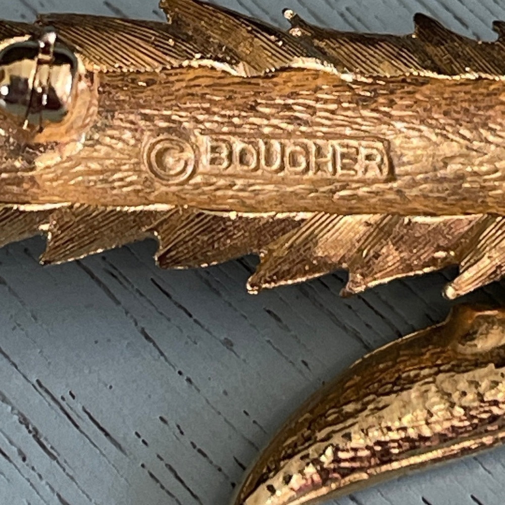 Vintage Boucher Commemorative City of Regina Wheat Pin - gold-tone - Picture 3 of 3